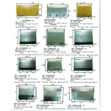 Plaque en peigne en plastique